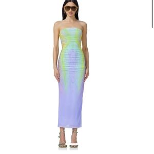 AFRM Marlo Maxi Strapless Dress